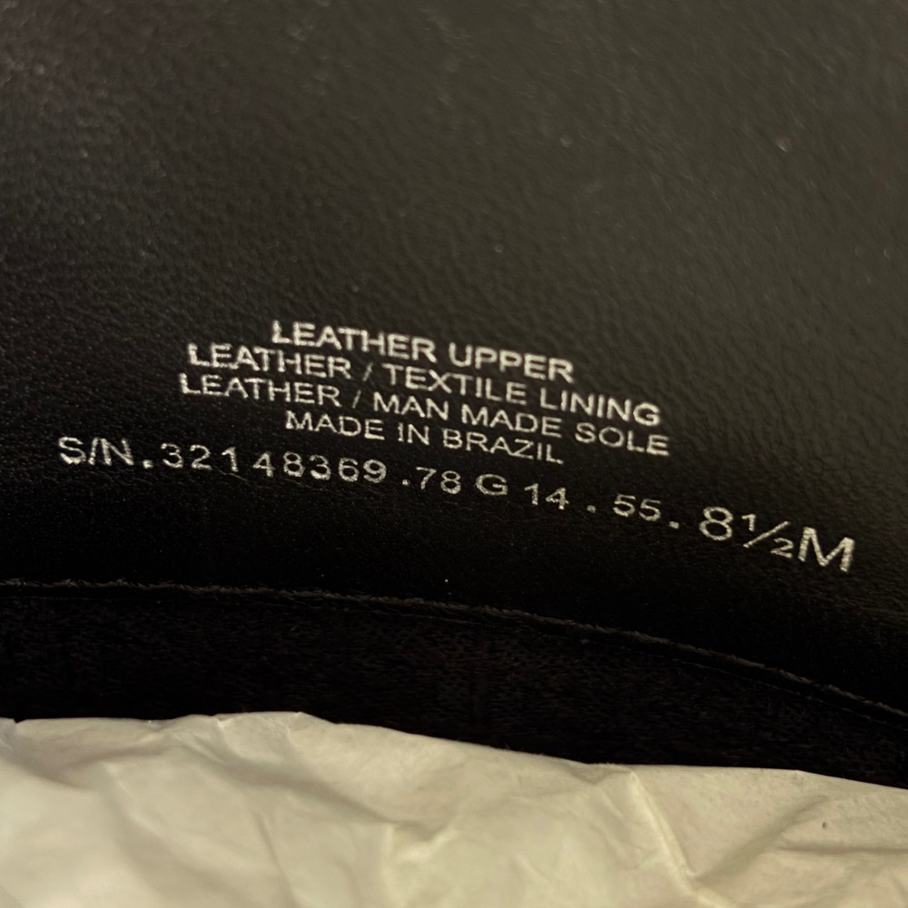 TORY BURCH Claremont Riding Boots Womens Black Size 8.5 Quilted Leather Back Zip - Picture 2 of 13
